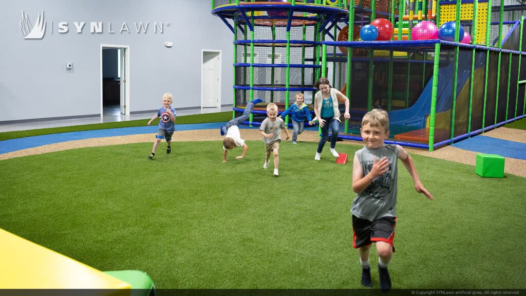 image of SYNLawn Honolulu HI play run wild indoor playground grass