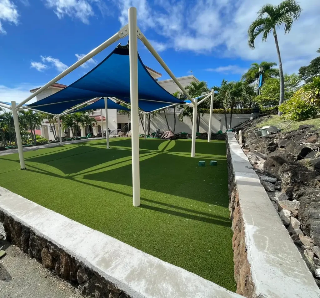 artificial grass lawn ramada